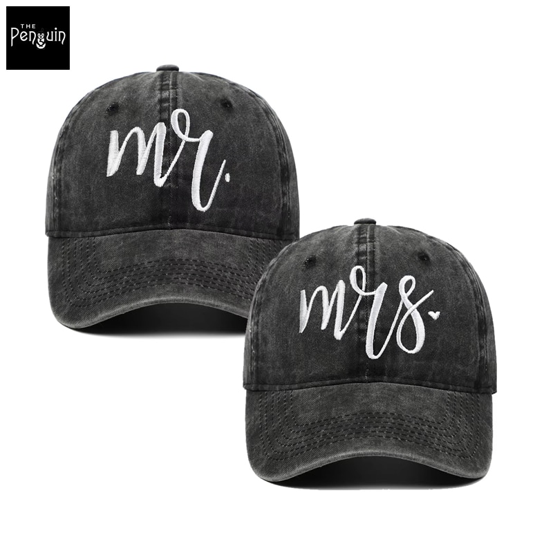 Set de Gorras Vintage Mr. & Mrs. Set de Gorras Vintage Mr. & Mrs.