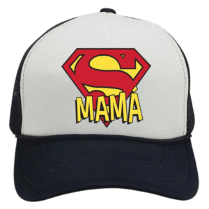 Gorras Drill Gorra Trucker super mamá Sublimada