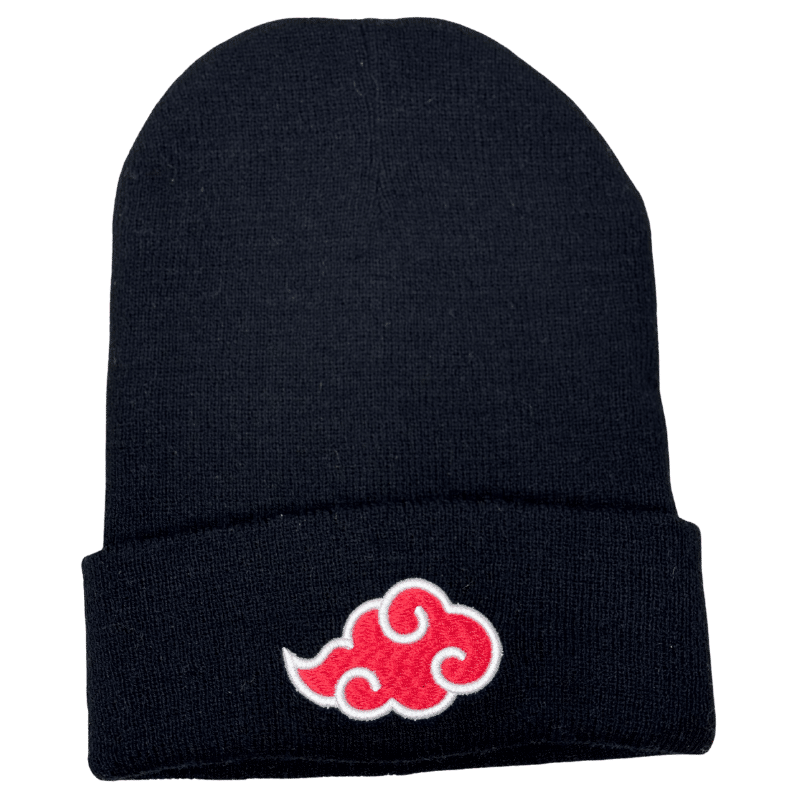 Gorro de Lana Negro Akatsuki _Gorro de Lana Akatsuki Naruto