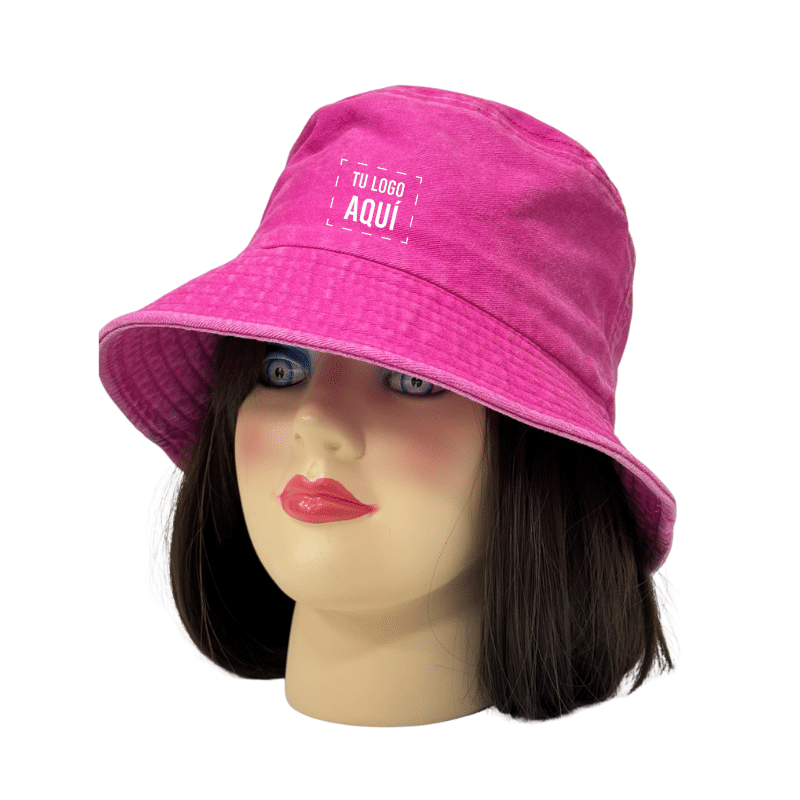Bucket Hat Vintage Fucsia bucket hat vintage fucsia - costado