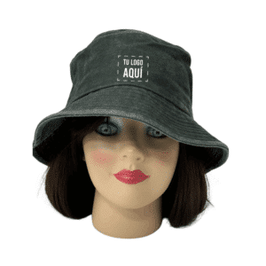 Bucket Hat bucket hat vintage negra - frente