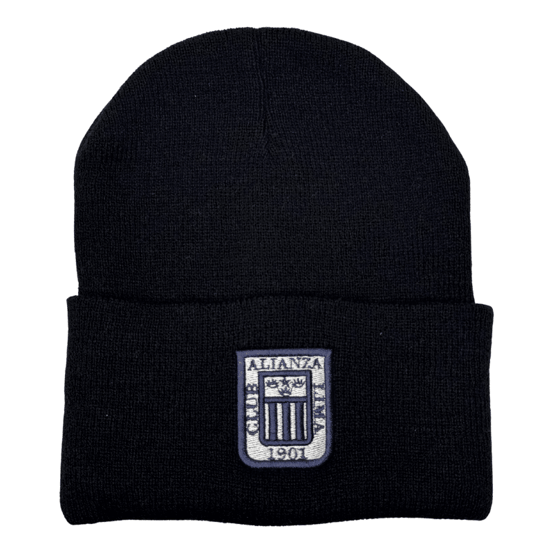 Gorro de Lana Negro con Bordado Alianza Lima gorro de lana alianza Lima